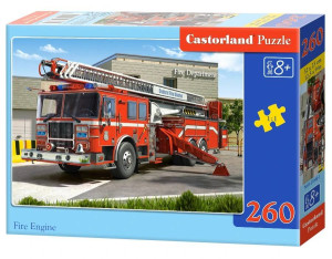 Puzzle 260. Wóz Strażacki. 27040