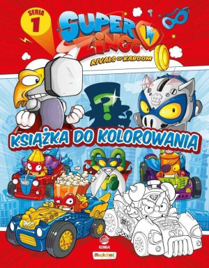SuperZings. Książka do kolorowania + figurka