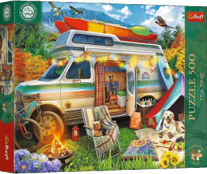 Puzzle 500 Tea Time: Kamper TREFL