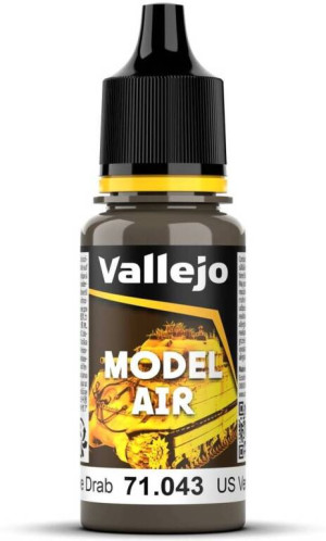 Vallejo: 71.043 - Model Air - US Olive Drab (17 ml)