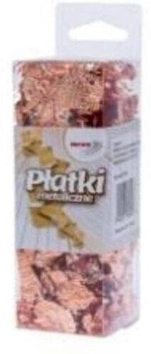 Płatki metaliczne. Miedziane