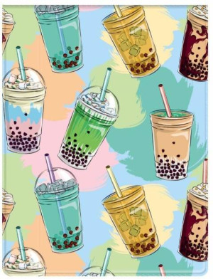 Okładka na dokumenty ucznia pion bubble tea