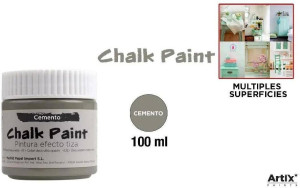 Farba kredowa 100ml cement (6szt)