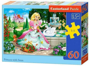 Castorland. Puzzle 60. Princess with swan