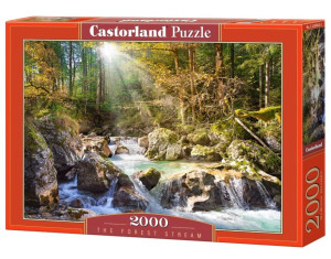 Castorland. Puzzle 2000. Strumyk w lesie