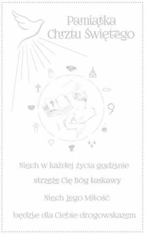 Kartka okolicznościowa. Chrzest. CH05