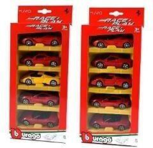 BBurago. Ferrari Race + Play 5-pak 1:43
