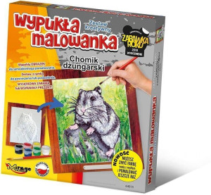 Mirage. Wypukła malowanka. Futrzak Chomik dżungalski