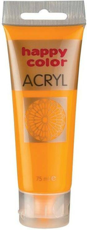 Farba akrylowa 75ml ciemnożółty HAPPY COLOR