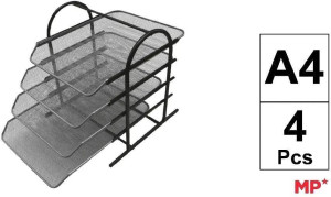 Półka na dokumenty metalowa 4 szuflady
