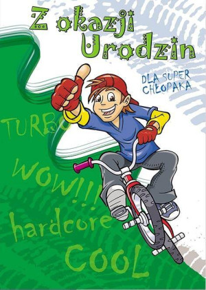 Karnet Young B6 + koperta: Urodziny