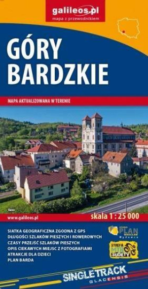Góry Bardzkie. Mapa turystyczna 1:25 000