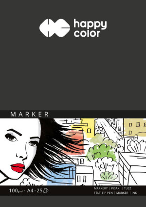 Blok do markerów A4/25K. Happy Color