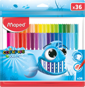 Maped. Flamastry Colorpeps Ocan, 36 kolorów