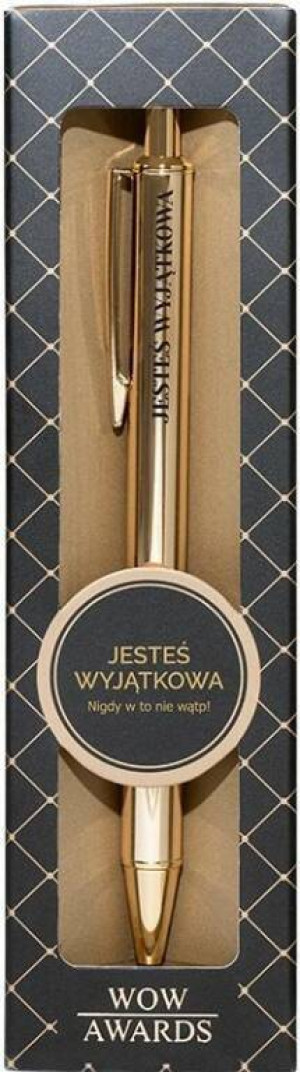 Długopis z grawerem na prezent Jesteś Wyjątkowa