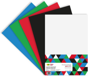Arkusze piankowe A3 5szt mix P1 HAPPY COLOR