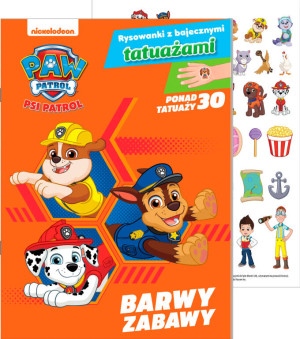 Rysowanki z bajecznymi tatuażami cz.2 Psi Patrol