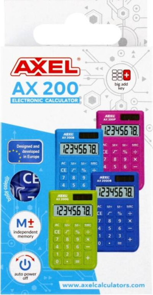 Axel. Kalkulator AX-200DB
