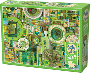 Puzzle 1000 Pomaluj mój świat na kolor... zielony