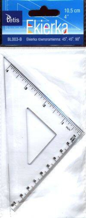 Ekierka równoramienna 10,5cm