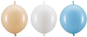 Balony z łącznikiem 33cm 20szt MIX
