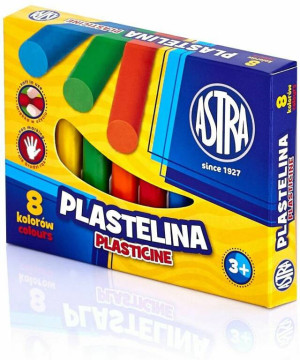 Astra. Plastelina, 8 kolorów