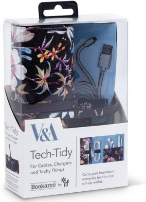 Bookaroo organizer podróżny. Kilburn Black Floral