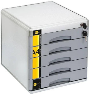 Szafka na dokumenty 5 szufl. metalowa YELLOW ONE