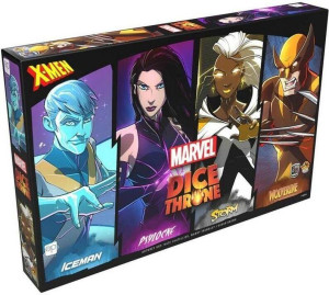 Marvel Dice Throne : Iceman, Psylocke, Storm, Wolv