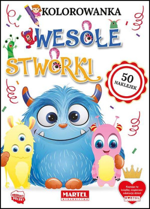 Wesołe stworki. Kolorowanka
