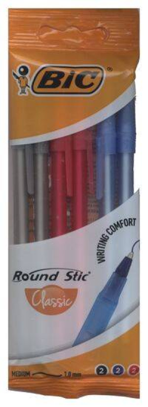 Długopis Round Stic Classic BIC. 6 sztuk