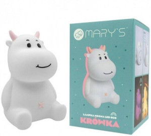 Lampka nocna LED krówka różowa