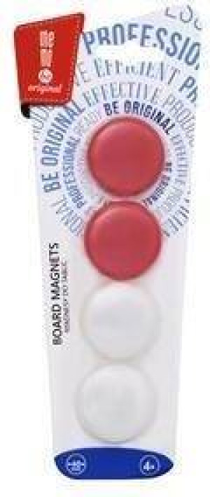 Magnesy do tablic 40mm 4szt MemoBe