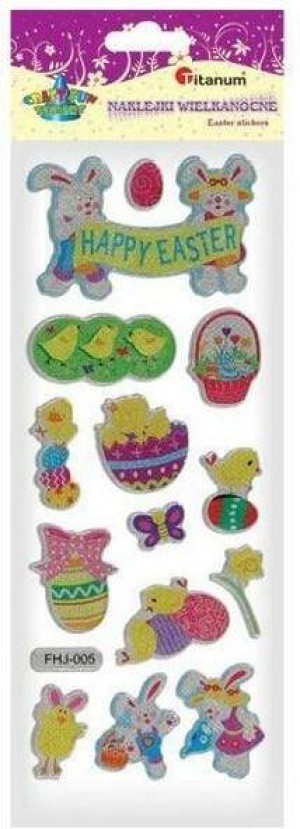 Naklejki wypukłe Happy Easter mix