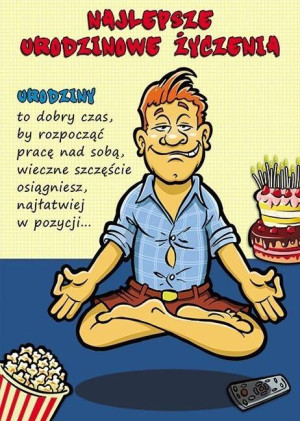 Karnet Comic B6 + koperta wzór nr 03 Urodziny