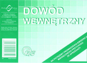 Dowód wewnętrzny. N-3