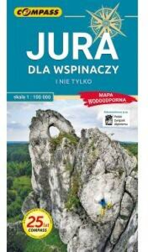 Jura dla wspinaczy. Mapa turystyczna 1:100 000