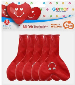 Balony Gemar uśmiechnięte serca