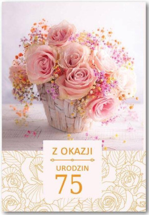 Kartka okolicznościowa Urodziny 75