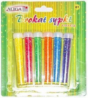 Brokat sypki bio 6 kolorów x 4,5g