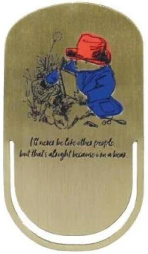 Paddington Zakładka metalowa Czytający miś Padding