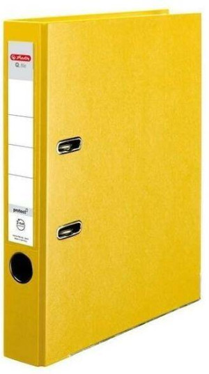 Segregator A4 5cm PP żółty Q file