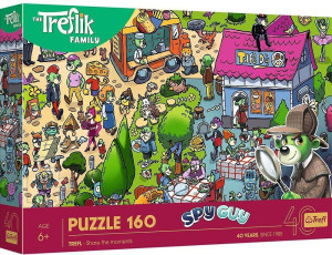 Puzzle 160 Trefliki celebrują TREFL