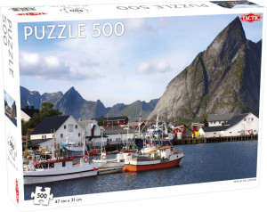 Tactic. Puzzle 500. View of the Lofoten