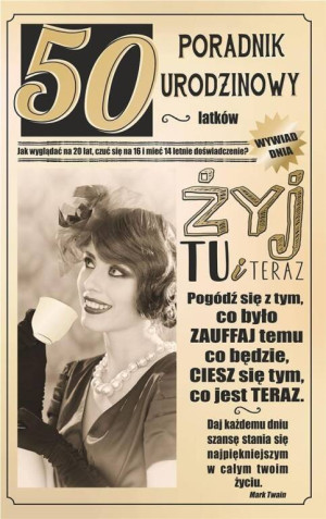 Kartka okolicznościowa. Urodziny 50
