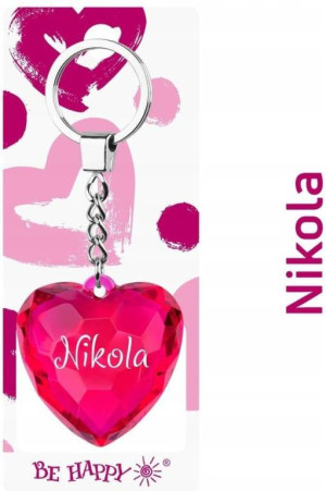 Brelok Serce Nikola