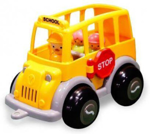 Autobus szkolny z 3 figurkami