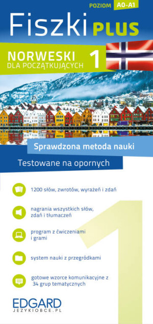 Fiszki PLUS. Norweski dla początkujących
