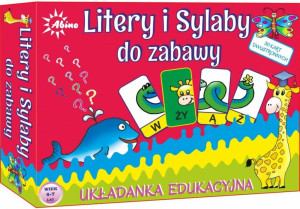 Litery i sylaby do zabawy. Układanka edukacyjna