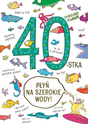 Karnet A5 40 urodziny
